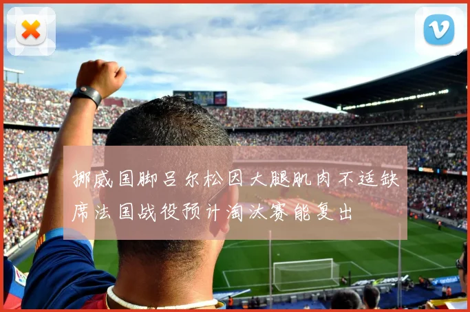 挪威国脚吕尔松因大腿肌肉不适缺席法国战役预计淘汰赛能复出